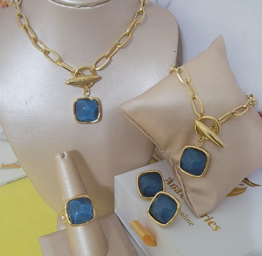 Blue cristal set