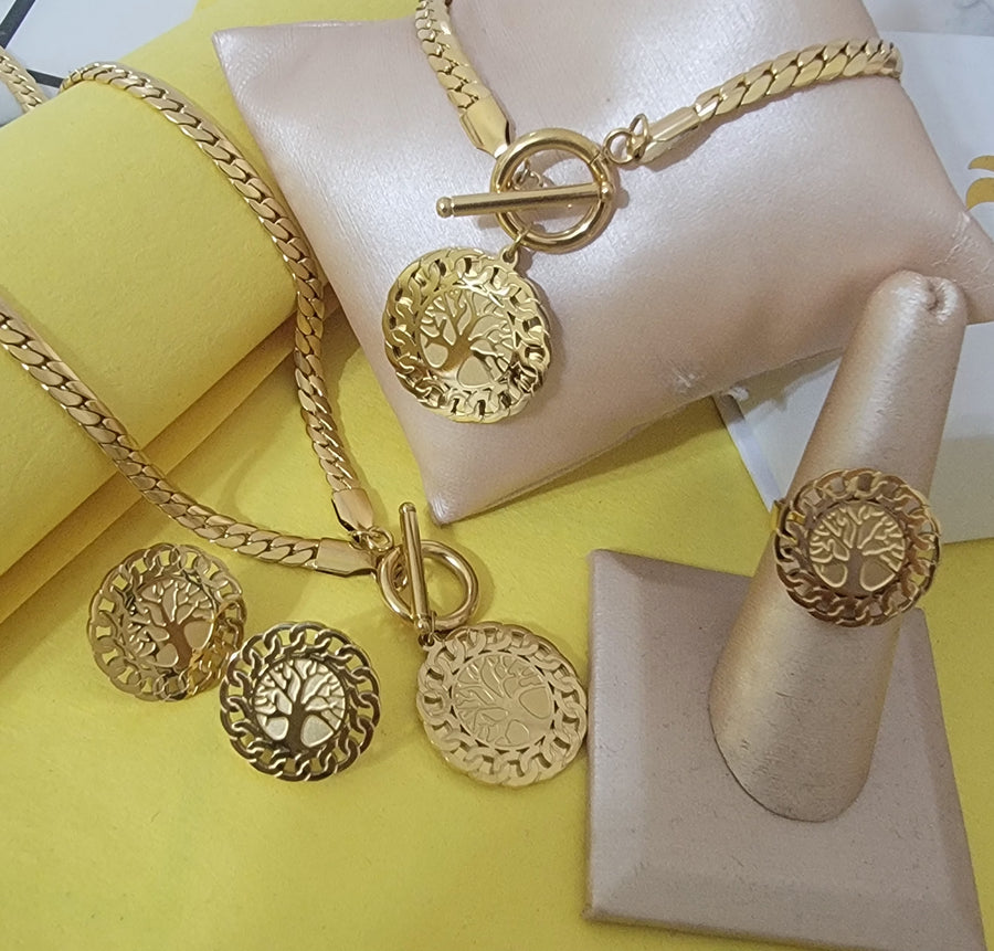 Golden tree set