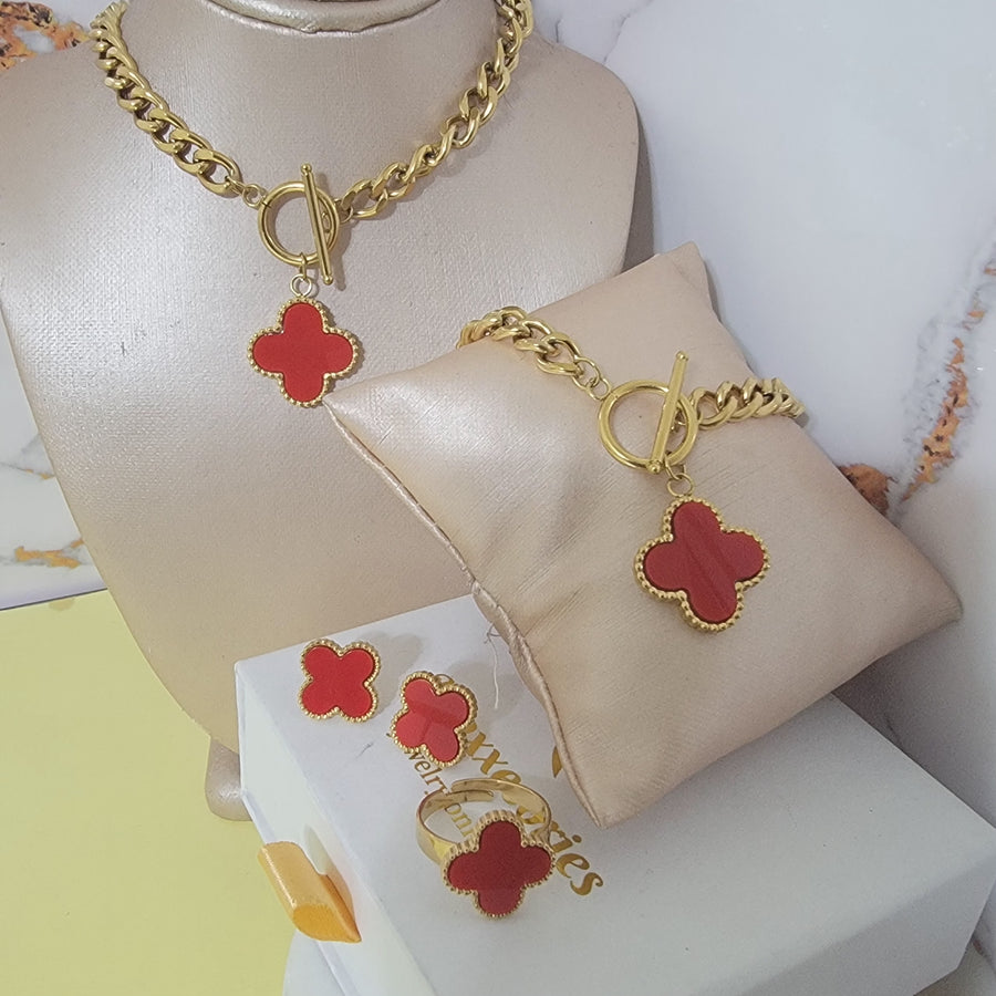 Red trébol set