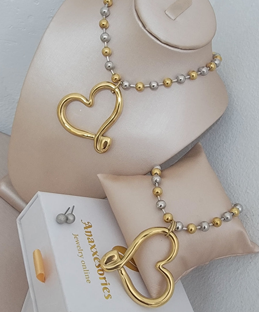 Dual glow heart set