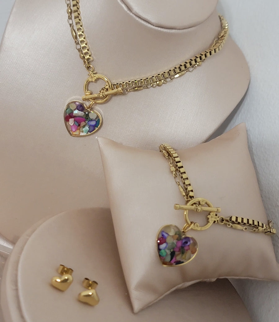 Color heart set