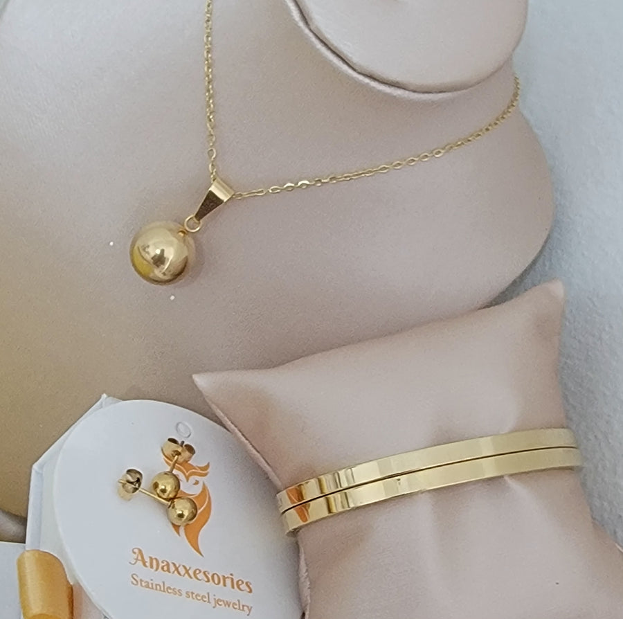 Golden bead set