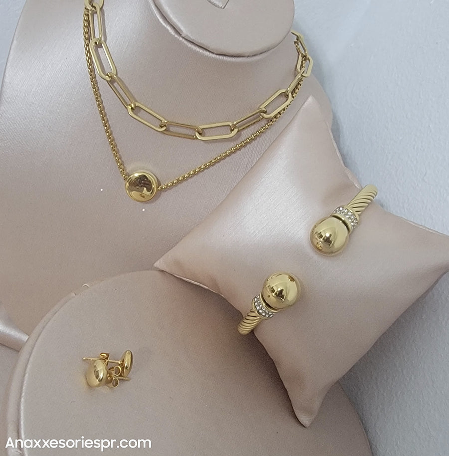 Golden bead set