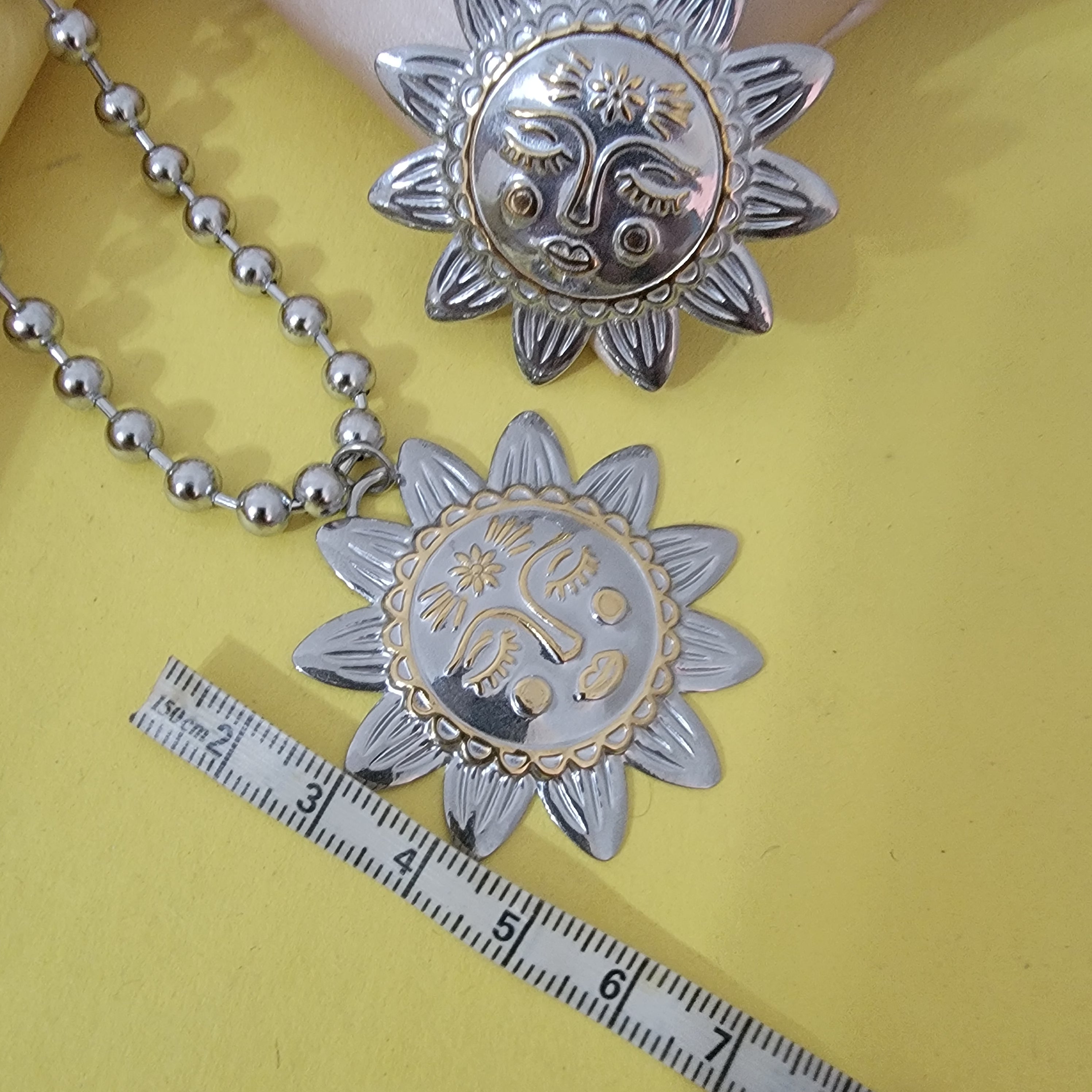 Silvery sun