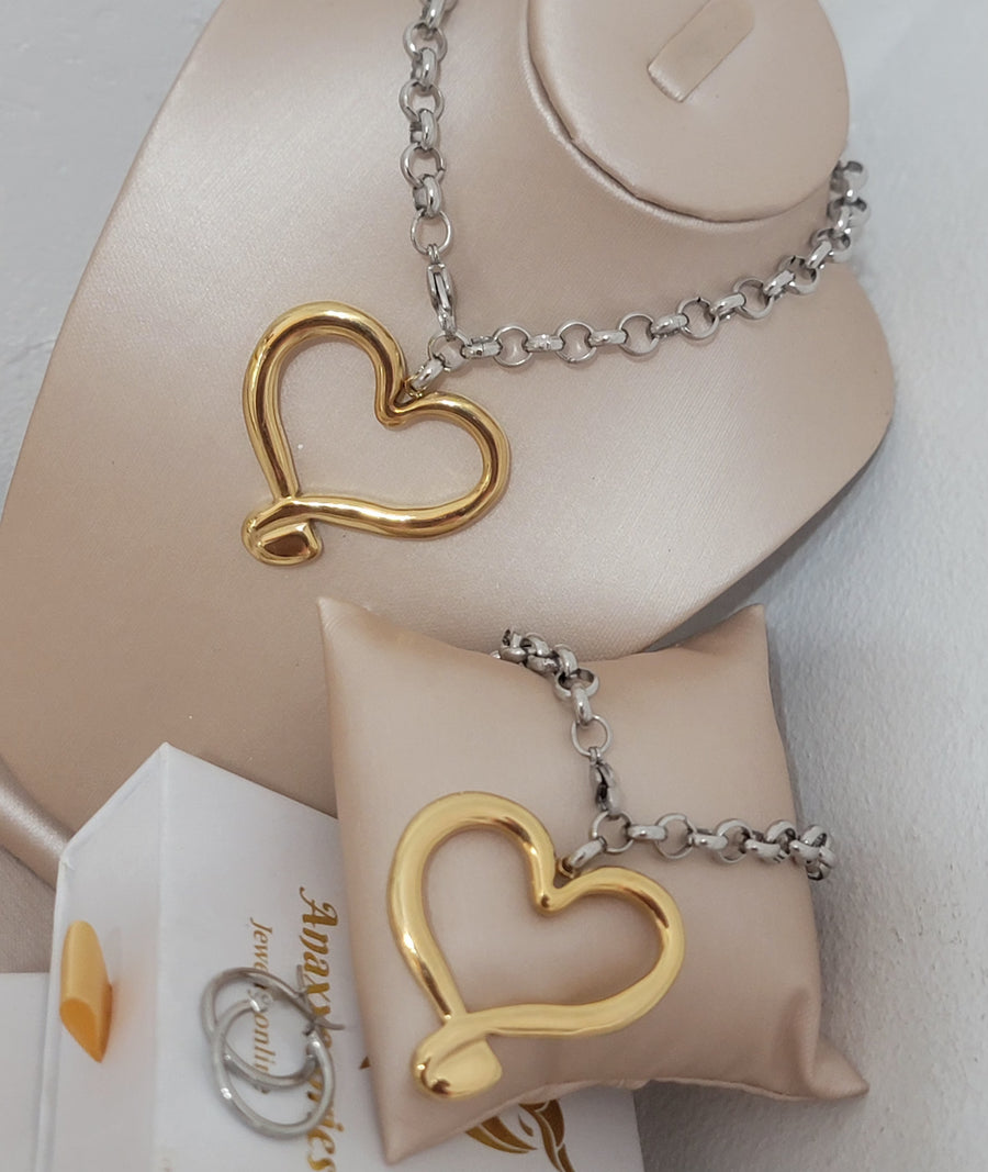 Dual glow heart set