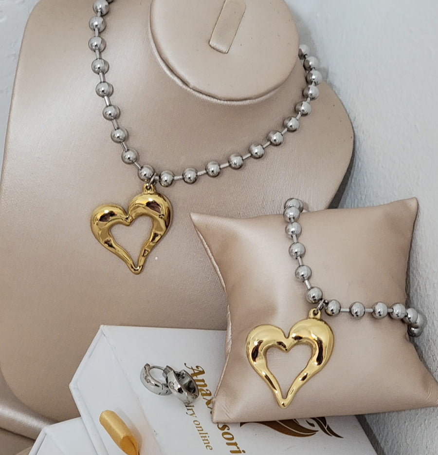 Dual glow heart set