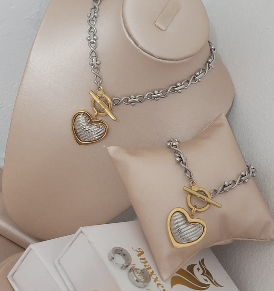 Dual glow heart set