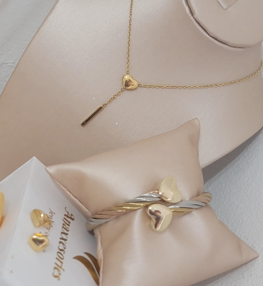 Golden heart set
