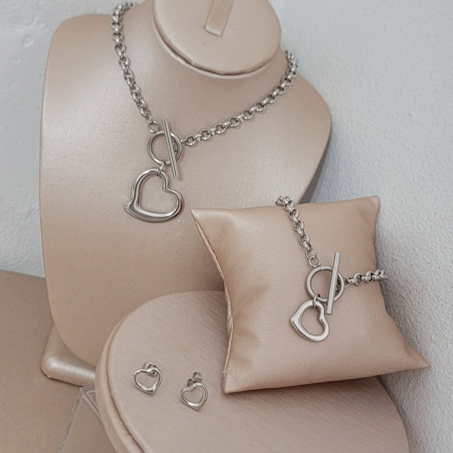 Silvery heart