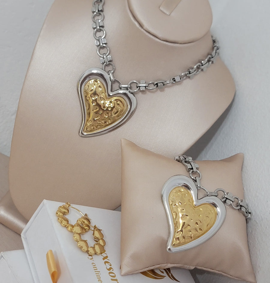 Doble tono heart set