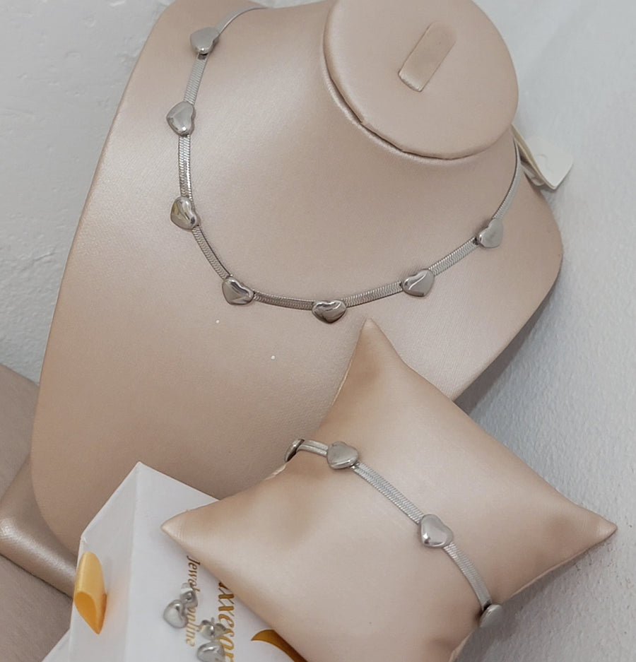 Silvery heart