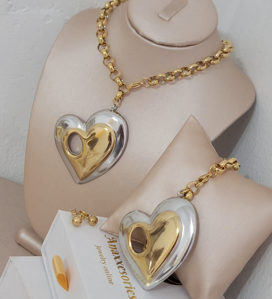 Two tone heart