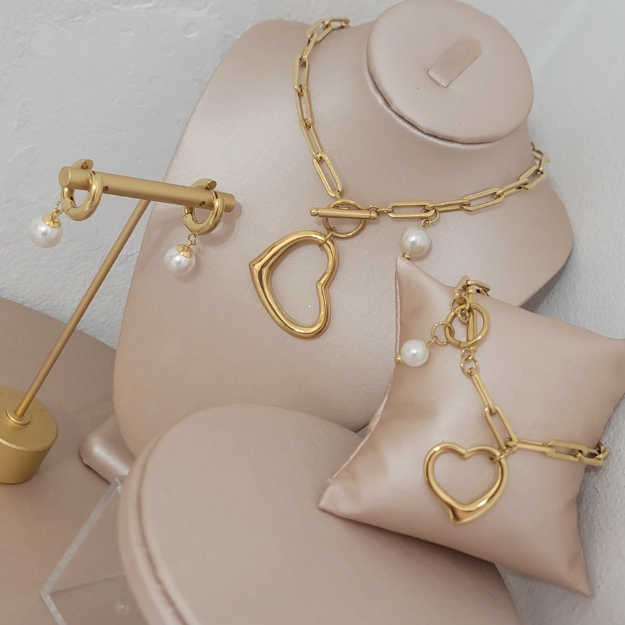 Golden heart set
